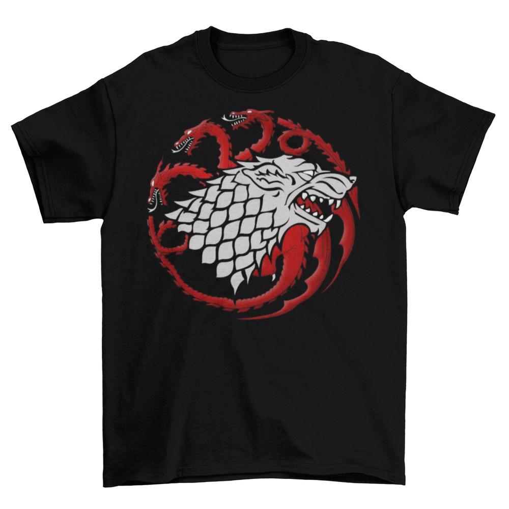 

Game of Thrones Sigil Mash-Up T-Shirt Cotton House Stark Targaryen New 3XL