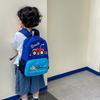 Adorable Cartoon Print Kindergarten Backpack For Boys And Girls With Breathable Oxford Fabric