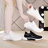 Women's Fly-woven Sneakers Comfortable Breathable Soft-soled Shoes Autumn New Light Mouth Lightweight Running Shoes Little White Shoes