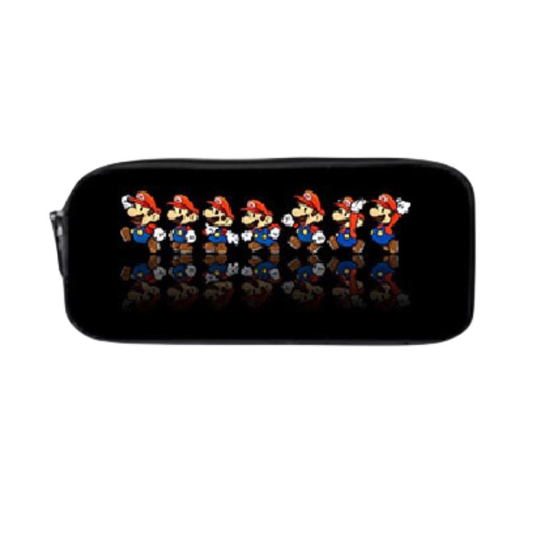 New Arrival Mario Cartoon Backpack For Elementary And Middle School Students Lunch Bag And Pencil Case Included