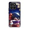 Christmas Painted Case For Honor 400 200 90 70 50 Lite Pro Tempered Glass Back Cover For Honor 400 200 Smart Shell Fundas Bumper