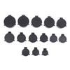 Rifle Scope Lens Cover Spring Up Quick Flip Openning Lens Dustproof Cover Telescope Cap For 30-64Mm Caliber Hunting Riflescopes