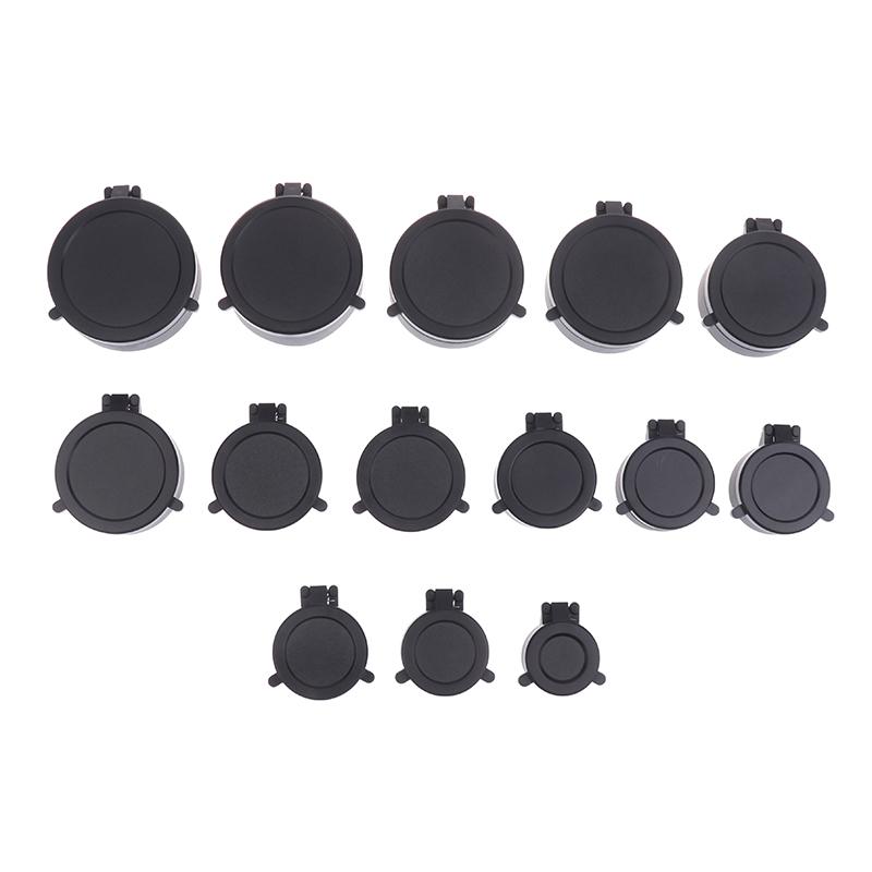 Rifle Scope Lens Cover Spring Up Quick Flip Openning Lens Dustproof Cover Telescope Cap For 30-64Mm Caliber Hunting Riflescopes