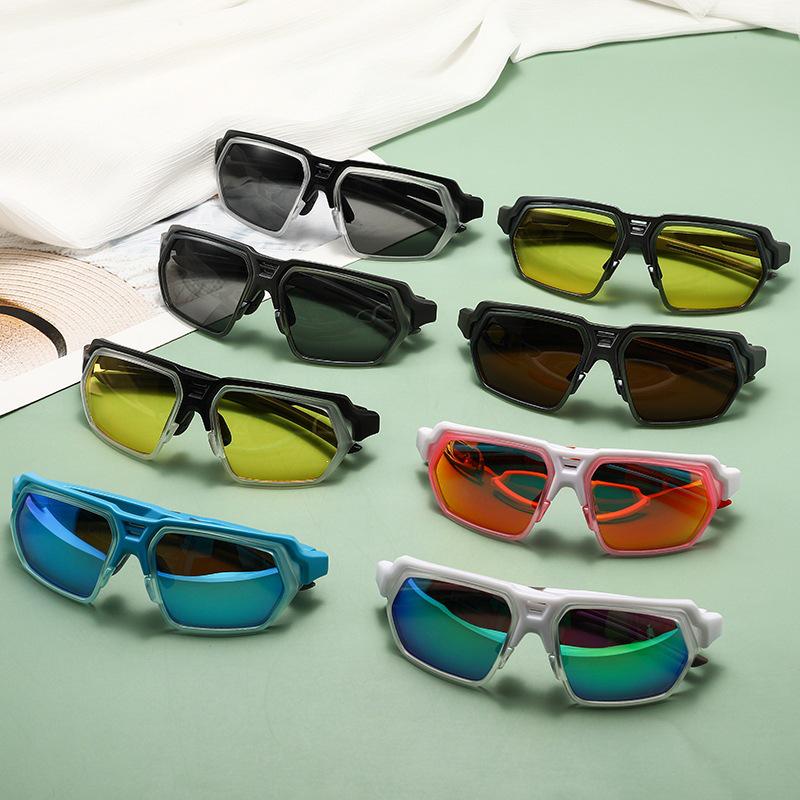 Retro Polarized Sunglasses: Anti-Glare, Windproof Sunshade for Mountaineering, Travel, and Fishing