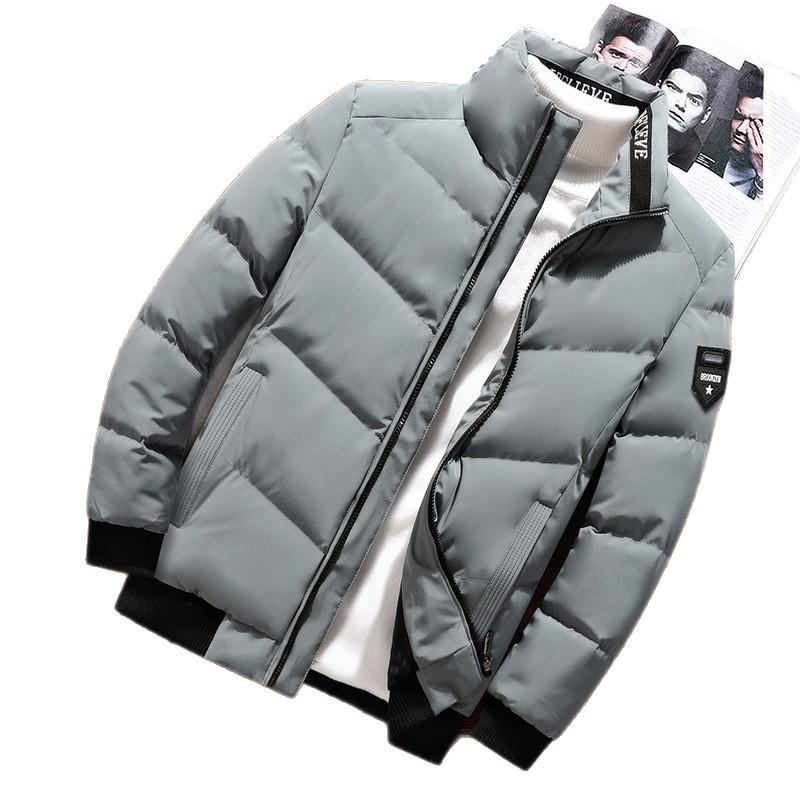Men's 2025 Trendy Thick Winter Cotton Jacket - Warm, Casual, Plus Size