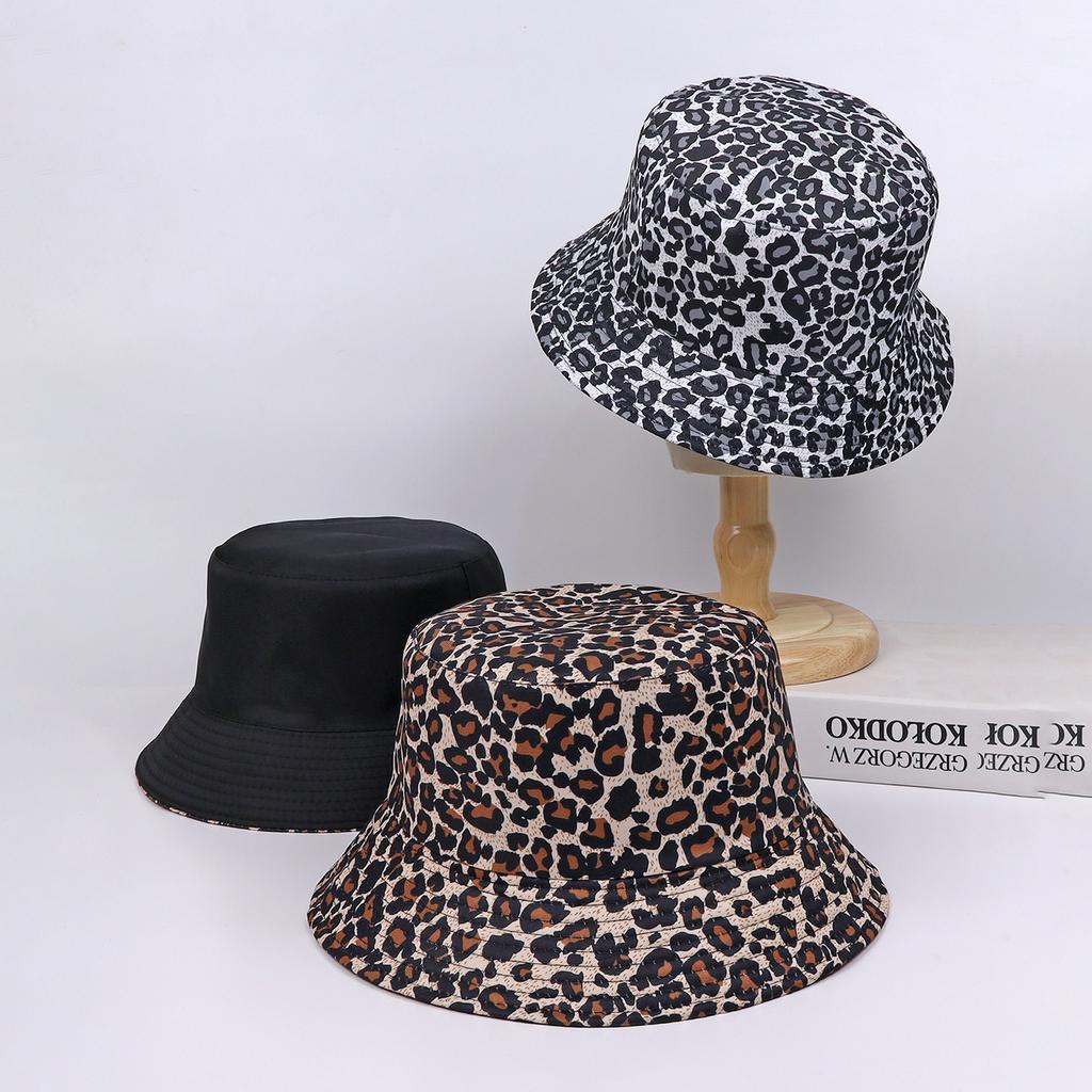 New European and American fashion retro pattern printed bucket hat women's outdoor travel sun hat double-sided can wear pot hat men