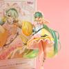 New Anime Figure Hatsune Miku Cinderella Wonderland Long Hair Princess Kawaii Virtual Singe  Model Collecting Toys