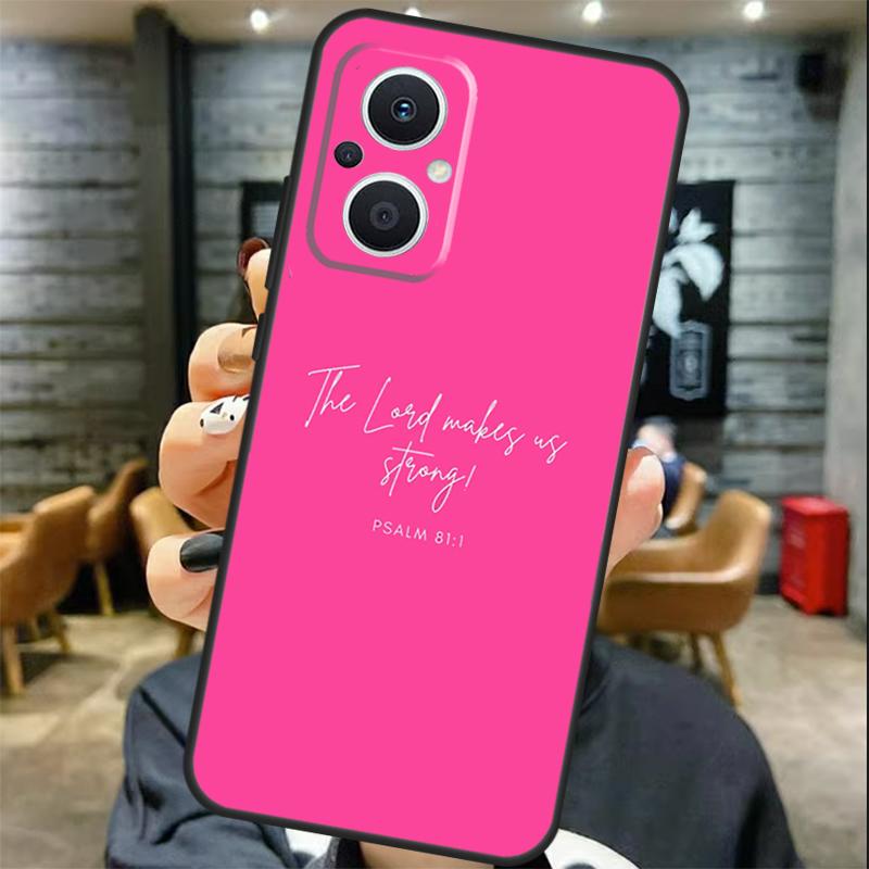 Christian Psalms Case For OPPO Reno 8T 7 8 10 11 12 13 Pro 13F 12F OPPO Find X8 Pro X6 X3 X5 Lite Cover Coque