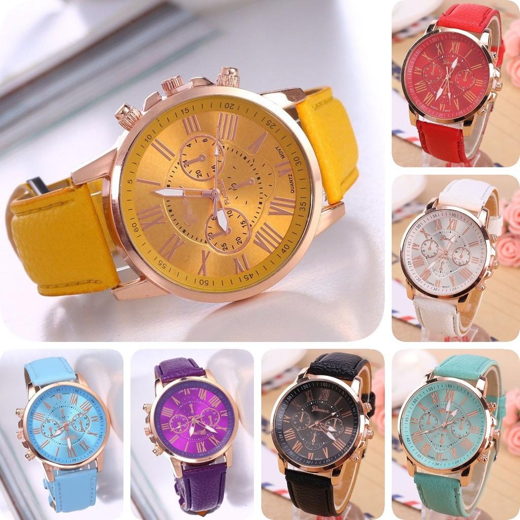 Versatile Geneva Ldn186 Women's Timepiece With Distinctive Roman Numerals And Quartz Movement
