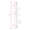 5 Pcs/set 5#-10# Fishing  Hooks Winding Bite Line Barbed Sea Fishing Hooks Fishing Lure Parts