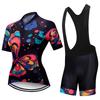 Short-sleeved Cycling Suit Women's Cycling Equipment Breathable Perspiration Cycling Suit
