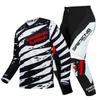 Set completo abbigliamento motocross per bambini Kit Maglia Pantaloni Youth bambino verde Moto nero 3 4 5 6 7 8 9 10 anni Tuta fuoristrada blu arancio Enduro cross ragazzo ragazza