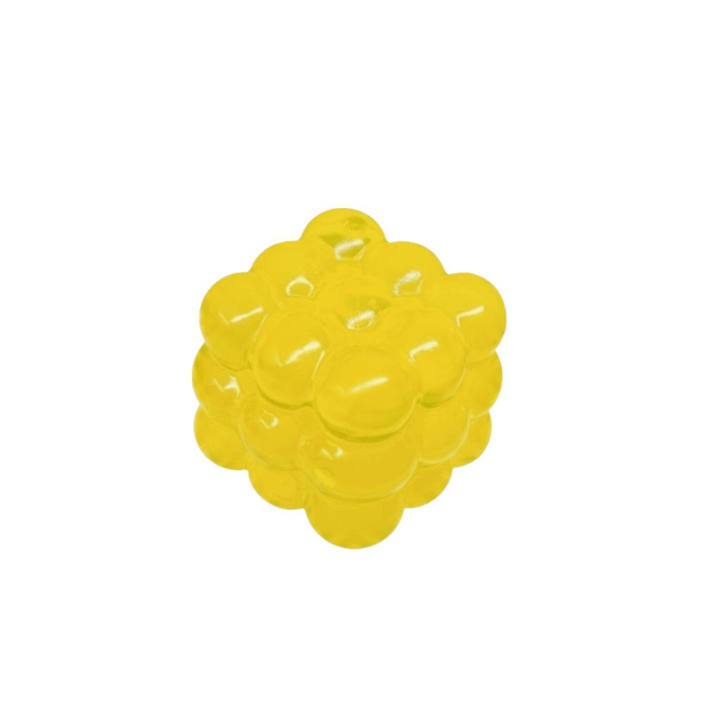 Gele Würfel Squishy Spielzeug Langsam Rückprallender Würfel Knetspielzeug Würfel Fidget Spielzeug für Erwachsene Kinder