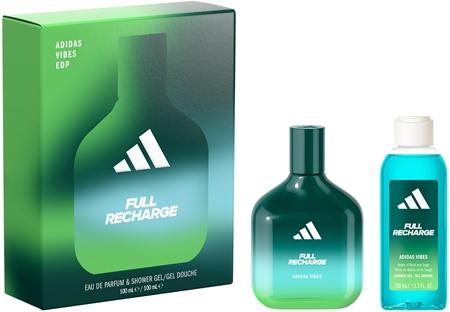 

Подарочный набор для тела Adidas Vibes Full Recharge унисекс TU прозрачный
