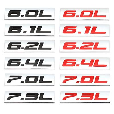 3D 6,0 l 6,1 l 6,2 l 6,4 l 7,0 l 7,3 l znaczek z logo samochodu naklejka