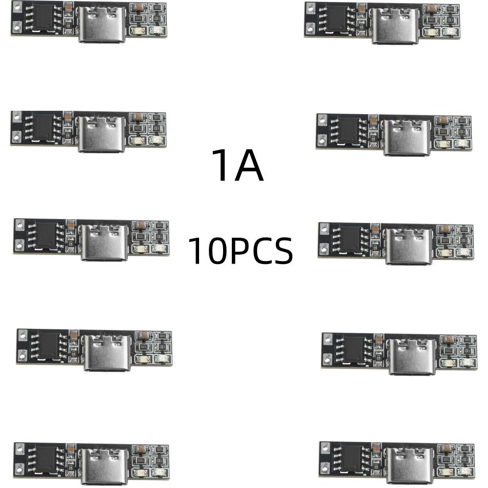 3/5/10PCS DC 3.7V Ultra-Narrow Ultra-Small Charging Module Li-ion Battery Charging Board 1A 4.2V Charger Module Type C