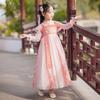 Dívka Hanfu starověký kostým děti Čínský styl holčičí šaty Tang šaty princezna sukně národní kroj děti