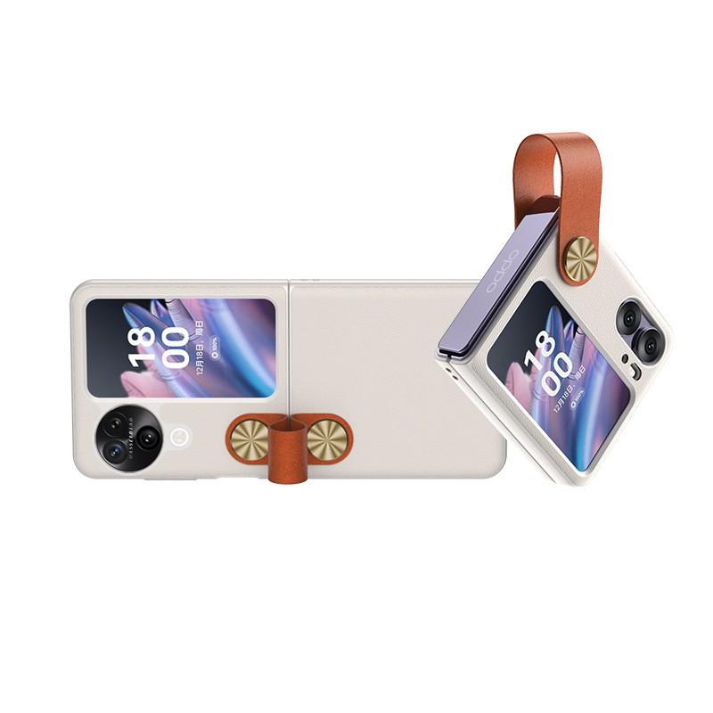 Slim PU Leather Flip Phone Case With Wrist Strap OPPO N3 N2 Vivo X - Shockproof Stylish Foldable Cover