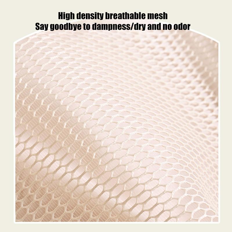 Travel Makeup Storage Bags Mesh Coin Purse Simple Portable Mini Bag Multi-Purpose Square Bag Double-Layer Zipper Card Holder
