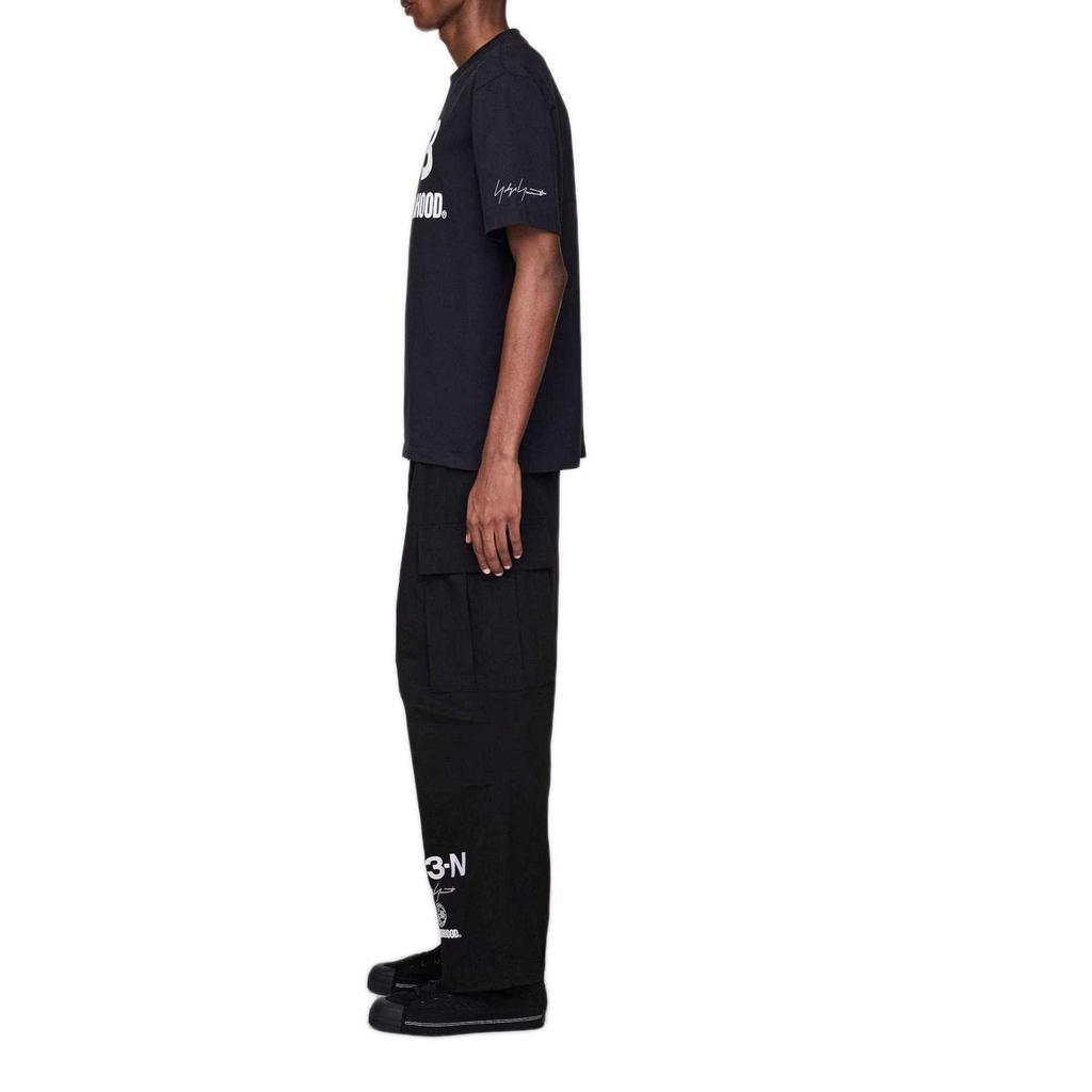 Y-3 x Neighborhood Logo Tee Black Unisex Tops JW6999