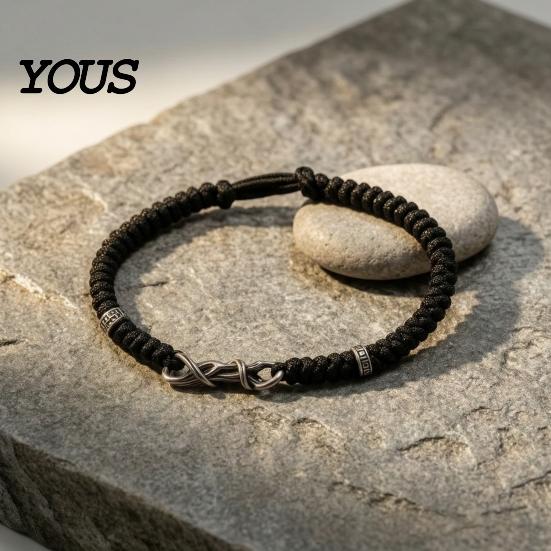Meaningful Token of Love Braided Bracelet for Men Women, Handmade Adjustable String Simple Personality Bracelets Bracelet, Boho Romantic Woven