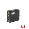 200W Super Fast Charging 6 Port USB C Charger PD3.0 USB C Type C Mobile Phone Charger For iPhone 16 Samsung ipad