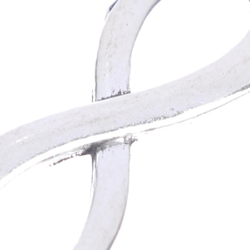 20Pcs Charms Link Infinity Symbol Connection Silver Color Pendants Diy Making