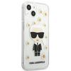 Etui do iPhone 13 mini Karl Lagerfeld Flower Ikonik Przezroczyste