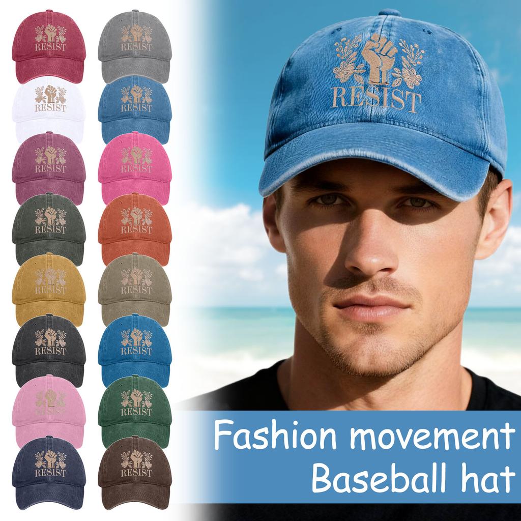 Cap Mens Womens Print Distressed Adjustable Sun Hat Cotton Funny Hats