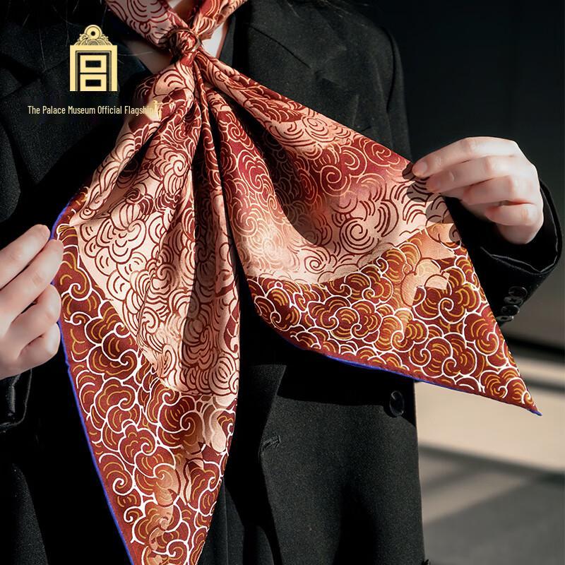 

Запретный город Бафан Тайхэ Художественный шелковый шарф из тутового шелка