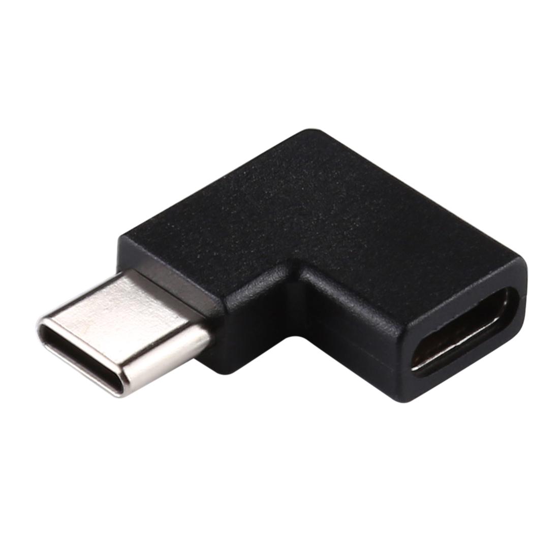 

90 Degree USB-C Type-C Male to Female Adapter As Shown A
