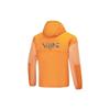 Li Ning Wade Series Color Block Hooded Short Pullover Cotton Jacket Men Jacket Autumn-Orange Sweet-Orange AJMT103-3