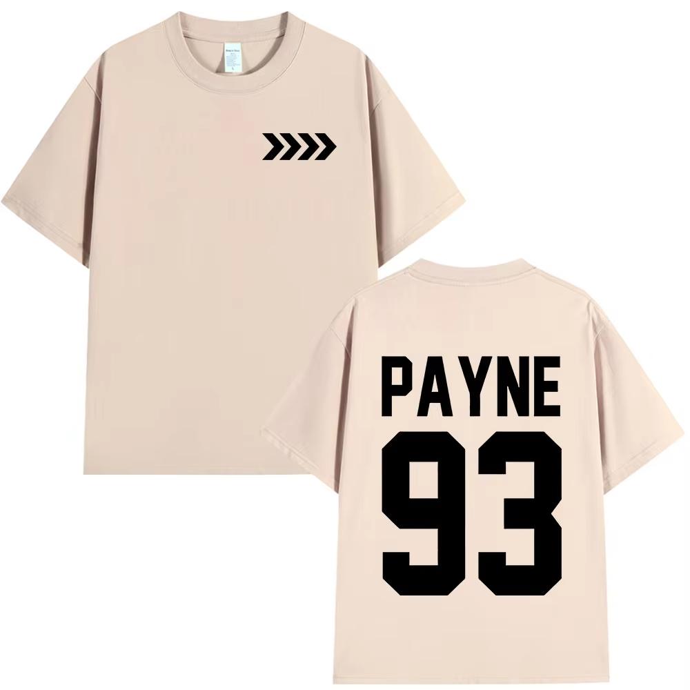 Liam Payne Men's O-neck Shirt Tribute Payne 93 Merch Fans Women's Summer Hip Hop Graphics High Quality Luxury T-shirt