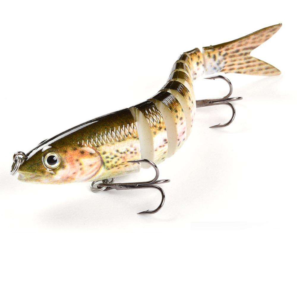 8 Segments 10cm Sinking Wobblers Vibrating Jointed Crankbait Prmeium Hard Vibrating Lures  Trolling