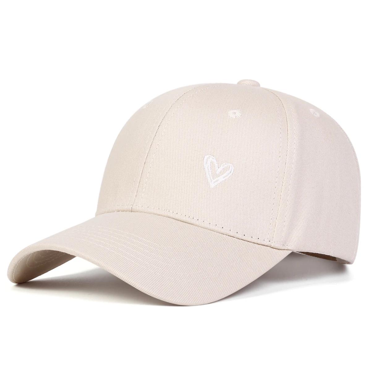 

Unisex Love Embroidery Baseball Caps Spring Autumn Outdoor Adjustable Casual Hats Sunscreen Hat
