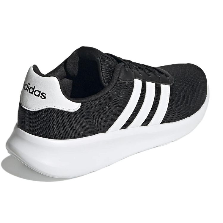 Adidas Lite Racer 3.0 Módní látka Odolné Prodyšné Nízké Neformální Běžecké Boty Pánské Tenisky Černá GY3094