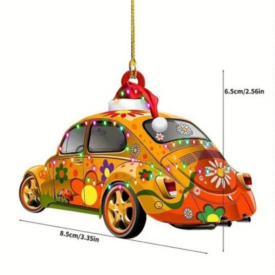 Firefighter Christmas Tree Acrylic Ornament: Commemorative Hanging Decoration Gift