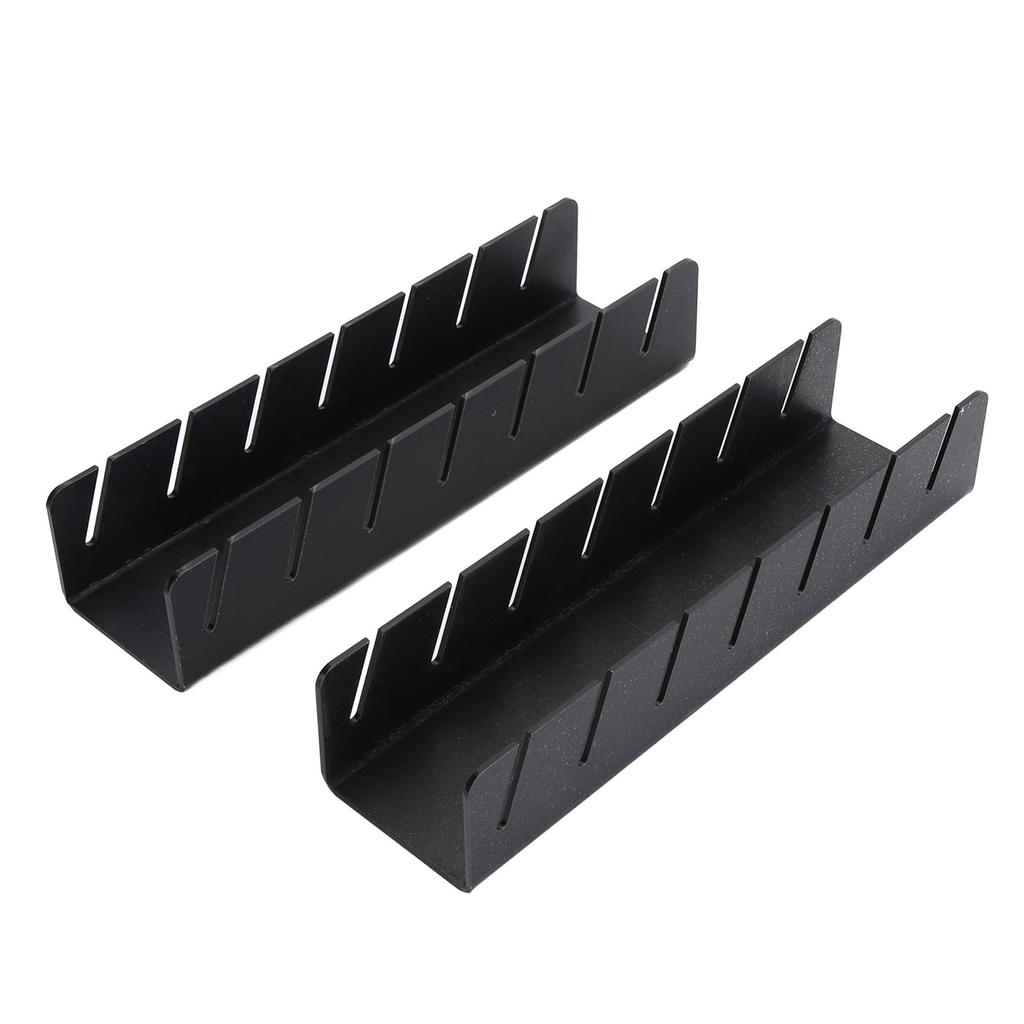 2 szt. Uchwyt na czapki Akrylowy 14 Miejsc Antypoślizgowy Wielofunkcyjny Stojak na Czapki Baseballowe do Sypialni Szafki Toaletki