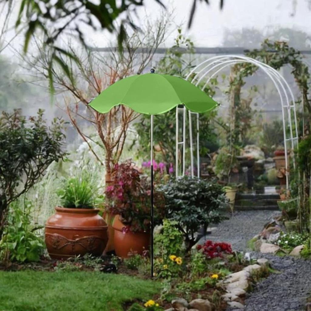 Plant Umbrellas for Outdoor Plants, 14" Small Garden Plant Umbrella Shade with Adjustable Angle, 52" Higher Sun Shade for Plants