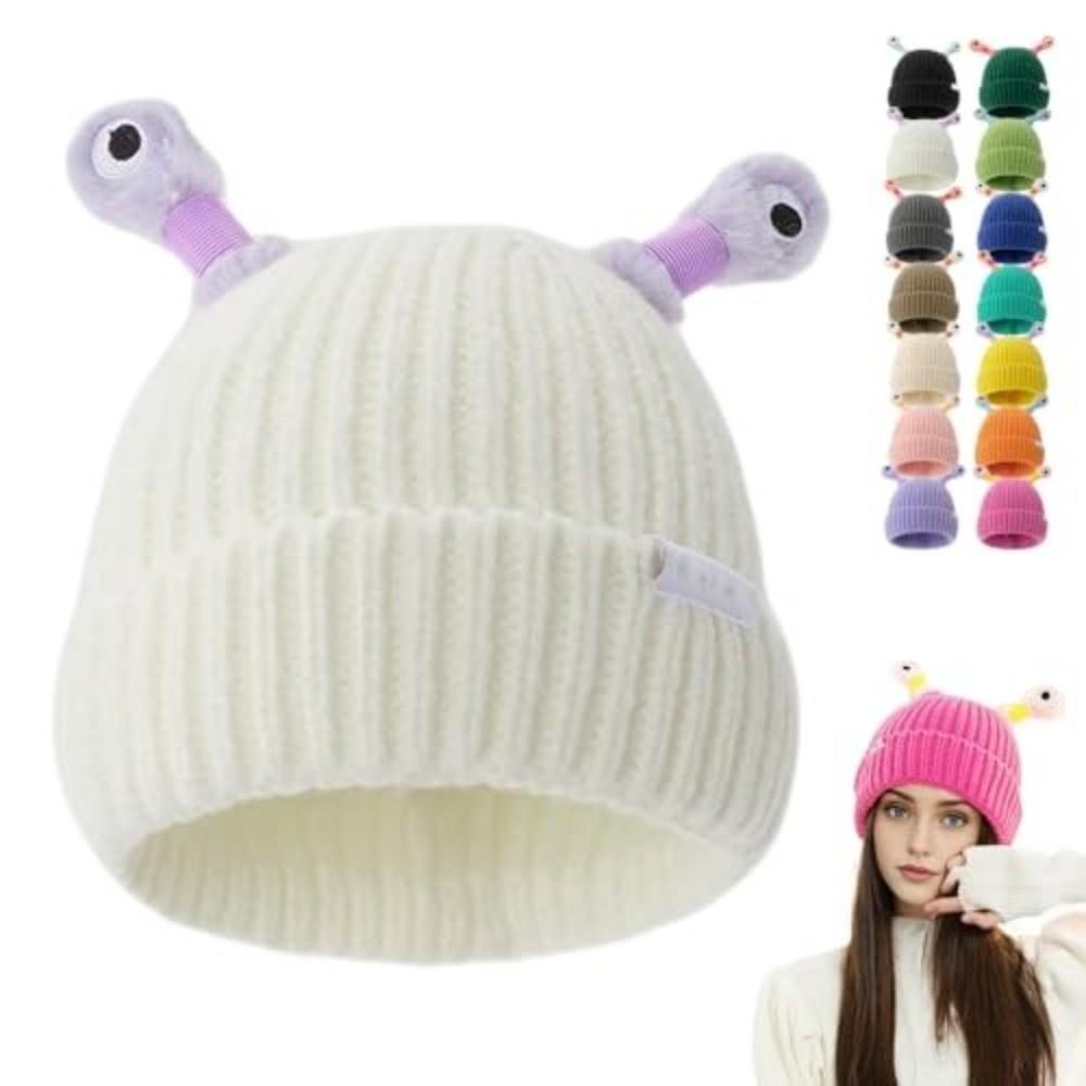 Wear Resistant LED Glowing Hat Solid Color Winter Hat New Knit Hat  Chrismas Gifts