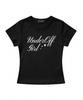 UNDEROFF Stretch Cotton Slim Short Sleeve T-Shirt Romantic Black