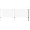 VidaXL Set de Clôture de Jardin Pack de 2 Gris Acier Galvanisé 3336279