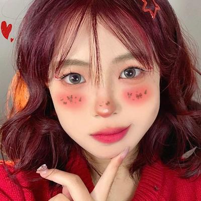 Christmas Makeup Face Sticker Cute Sweet Creative Blush Temporary Tattoo Sticker