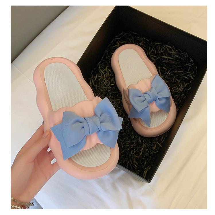 

Летние домашние тапочки Женские тапочки-облака Женские домашние и уличные тапочки-подушки Нескользящие Быстросохнущие Шлепанцы для душа Сандалии из ЭВА 40-41 синий