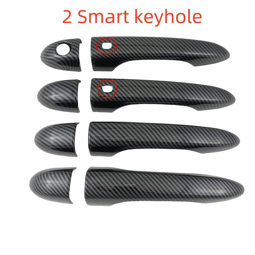 Gloss Black Car Accessories Door Handle Cover Trim Paste Style for Maserati Levante 2016 2017 2018 Ghibli 2014-2018 Quattroporte