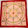Used Celine large scarf, pinkish tone with tassels, horse motif