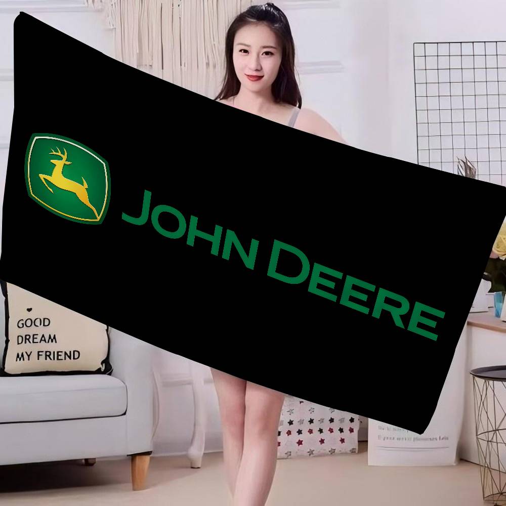 J-John-Logo-Deeres Anime Strandhandtuch Weiches saugfähiges Waschtuch Kindergeschenke für Kinder Reisen Camping Fitnessstudio