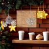 Reusable Party Hanging Ornaments Faux Crystal Christmas for Tree, Clear Snowflake/Starfish/Heart/Bird/Horse Decoration Shatterproof Seasonal