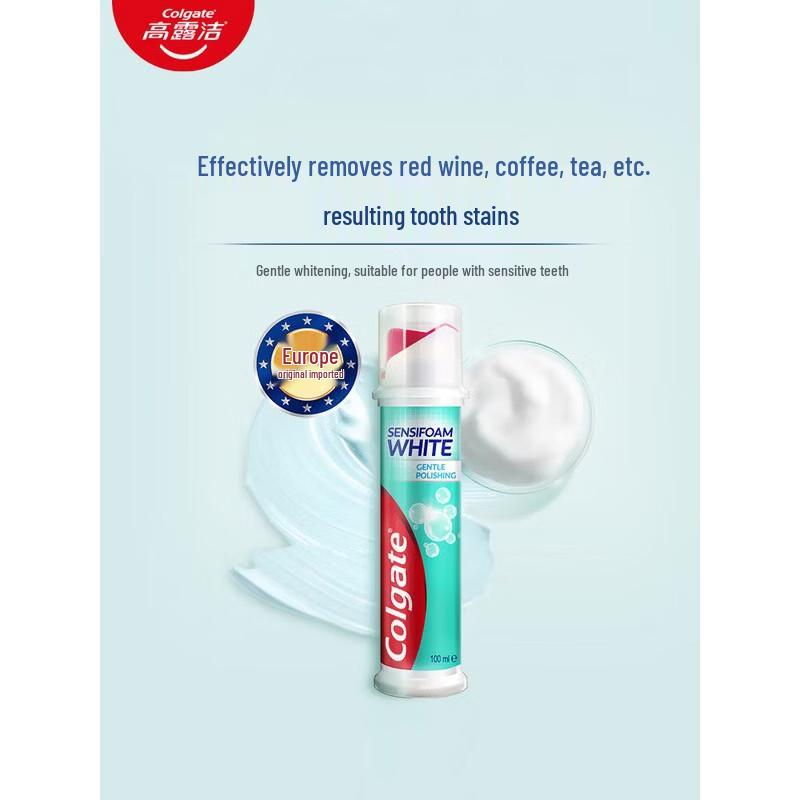 Colgate European Imported Whitening Pump Toothpaste