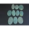 346Cts. Natural Amazonite Oval Shape Cabochon Loose Gemstone 10 Pcs Lot C-346